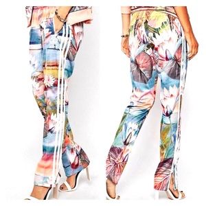 Adidas X The Farm Curso Dagua Firebird Lotus Water Track Pant Size M